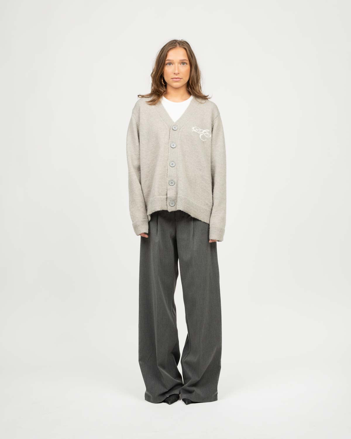 Cardigan Light Gray